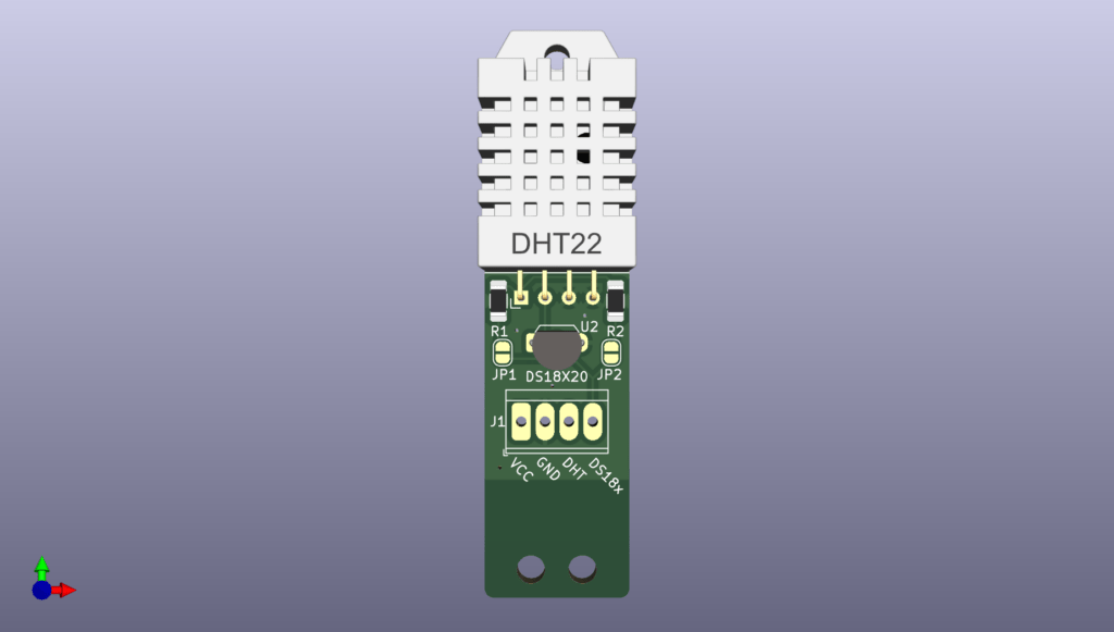 AM2302-Sensor Adapter vorne